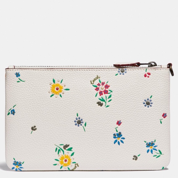 Coach Large Wildflower Wristlet Wallet - Picture 2 of 7